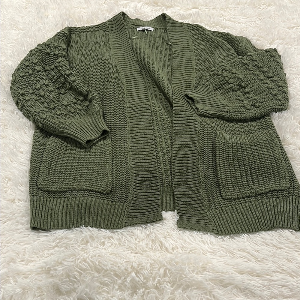 Olive Green Women's Sweater